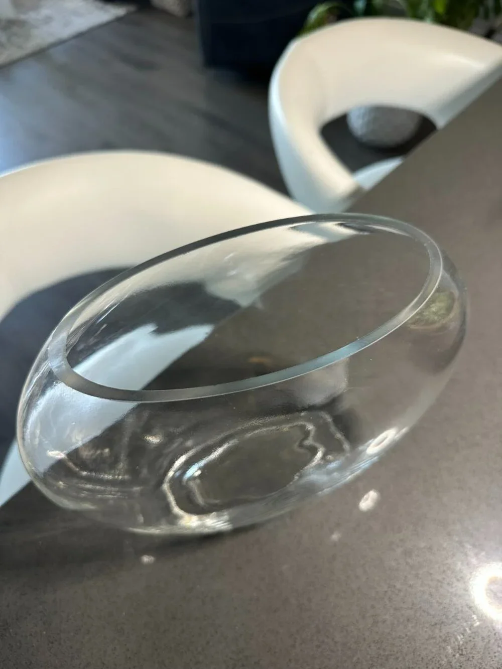 Hygger Glass Oblate Fish Bowl Tank Aquarium - Pet Supplies
